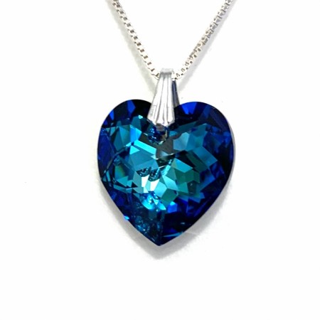 Crystal Heart Bermuda Blue