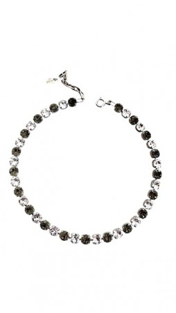 KRYSTALL KJEDE I BLACK DIAMOND AND CRYSTAL