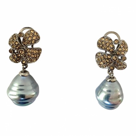 Perleøredobber m/Swarovski